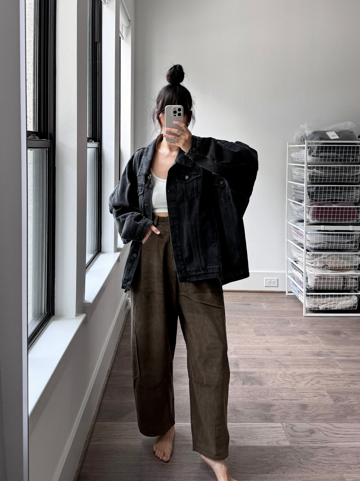 Kalinga Ashok Nike Store In Roosevelt Field Brown Corduroy