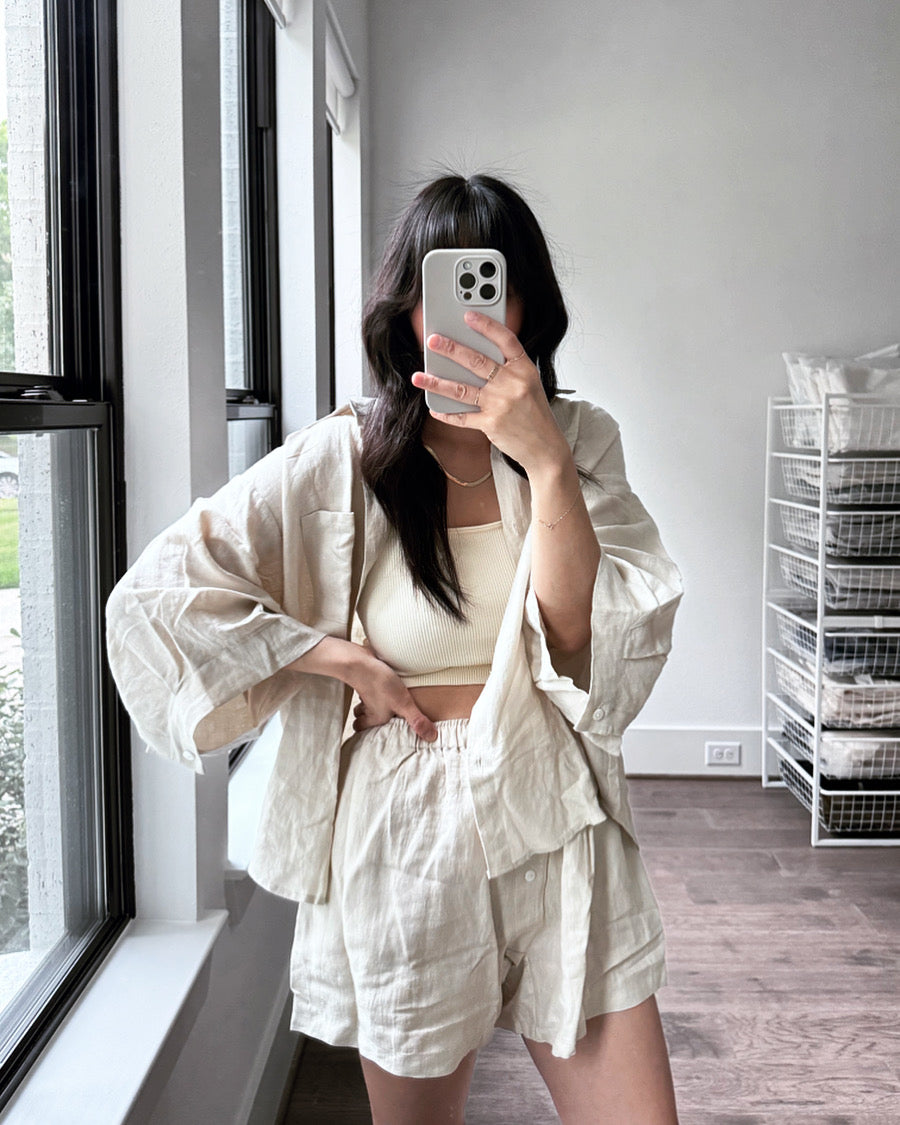 Deiji Studios - The 03 Set, Oatmeal Linen | Sunchild®