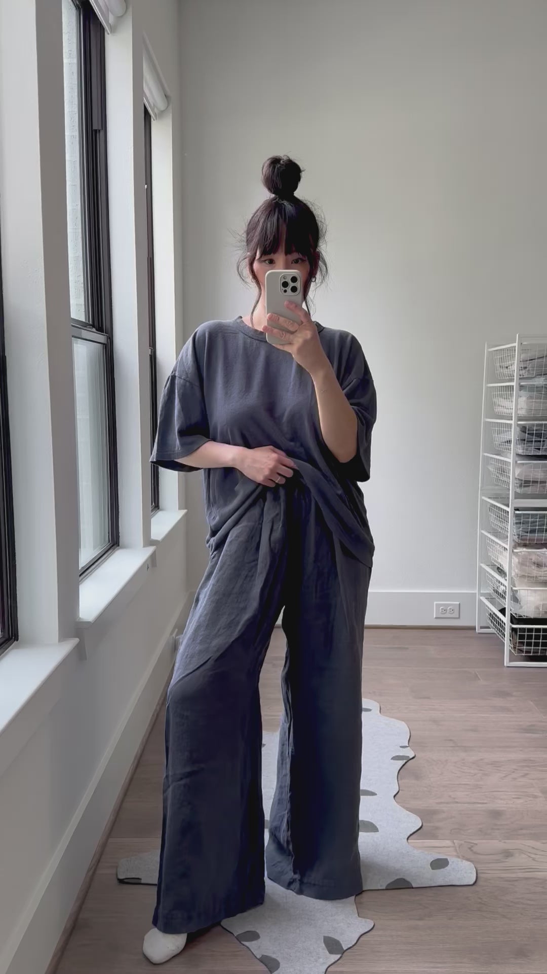 Jungmaven Vernon Oversized Tee, Diesel Gray | Sunchild®