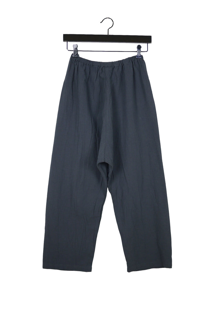 Charcoal Coarse Cotton Pants
