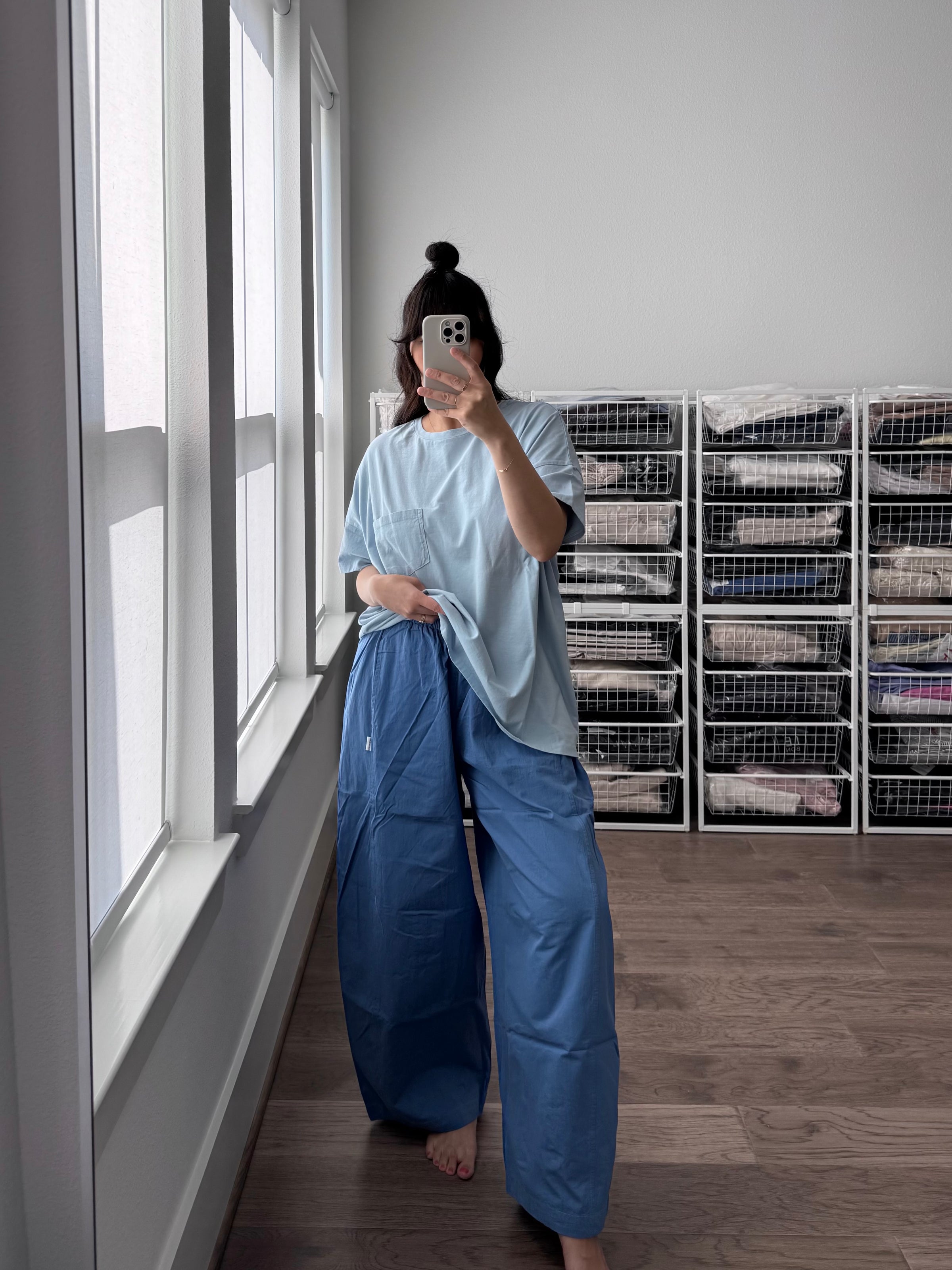 Le Bon Shoppe - Parachute Pants, Slate Blue | Sunchild®