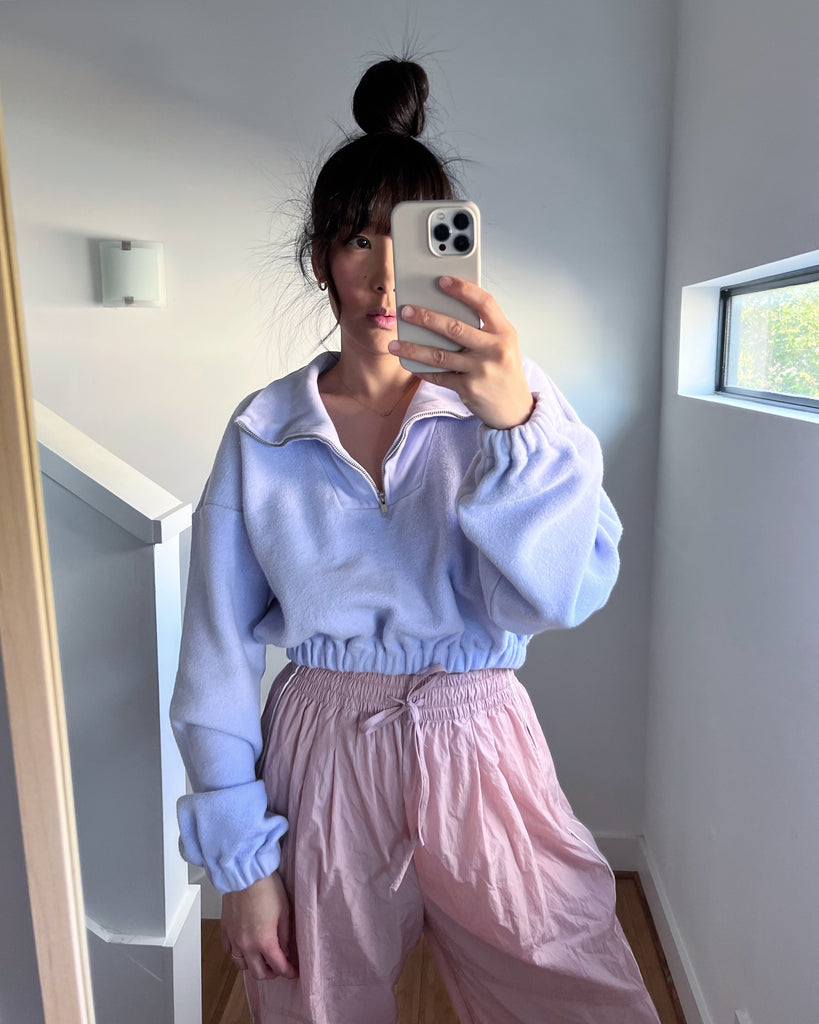 Nylon Pants, Pale Pink