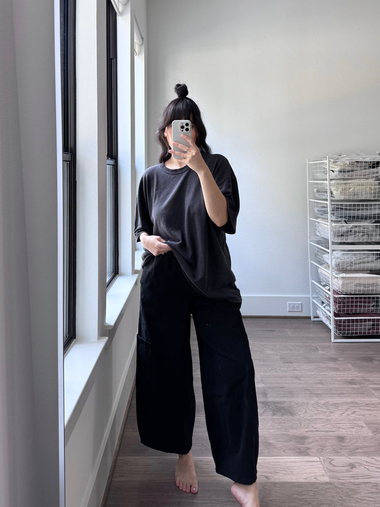 Vernon Oversized Tee, Black