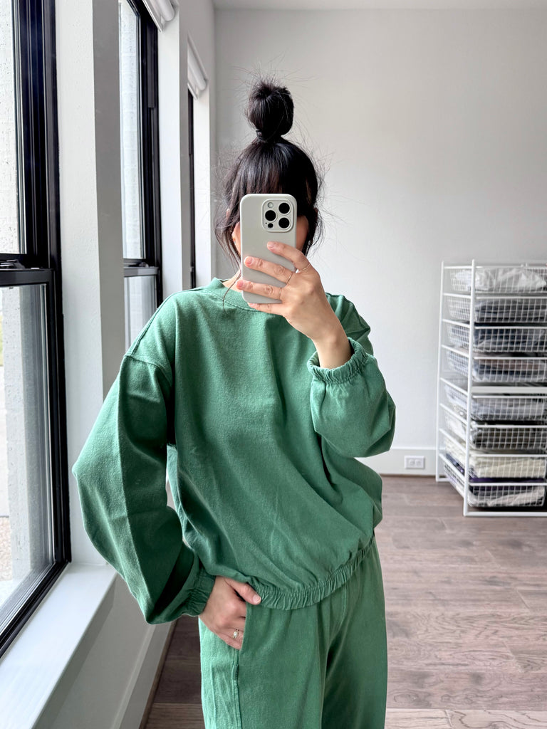 Daisy Long Sleeve Top, Chocolate