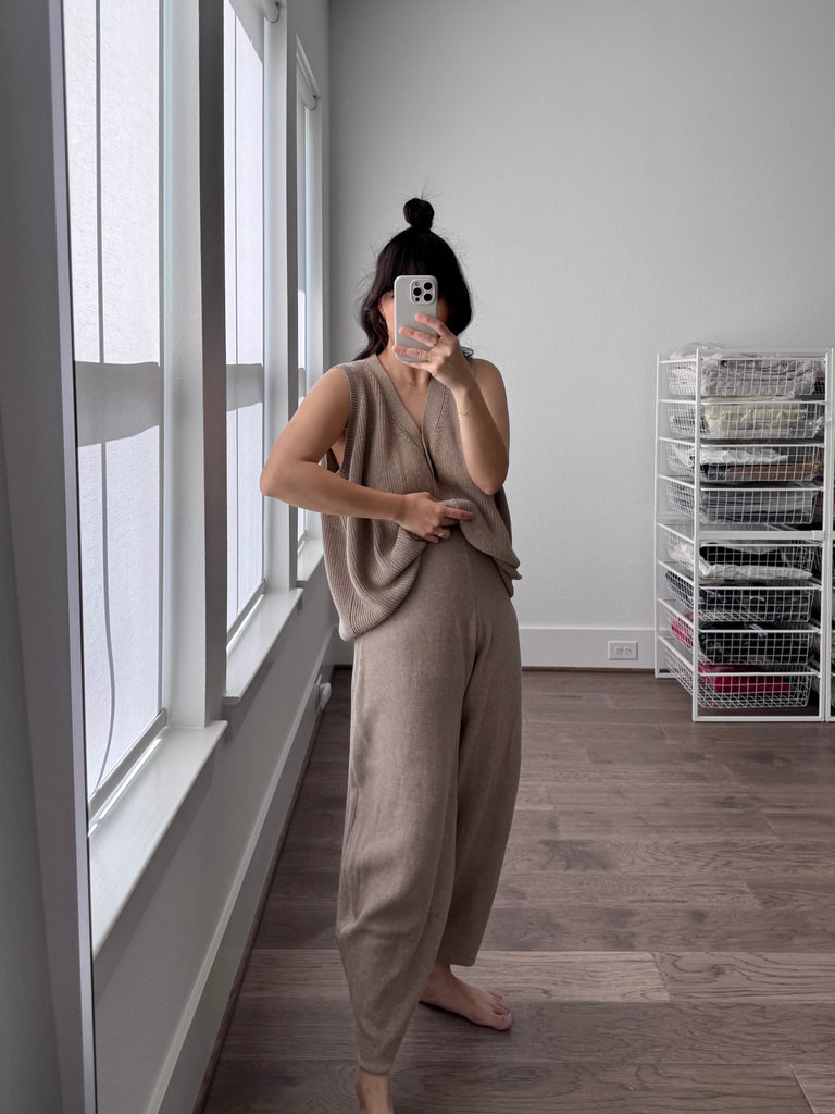 Arthur Knit Vest, Fawn