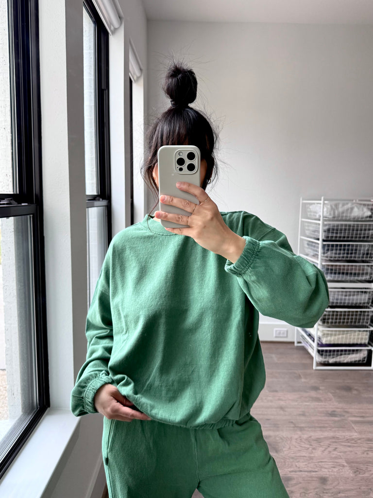 Daisy Long Sleeve Top, Chocolate