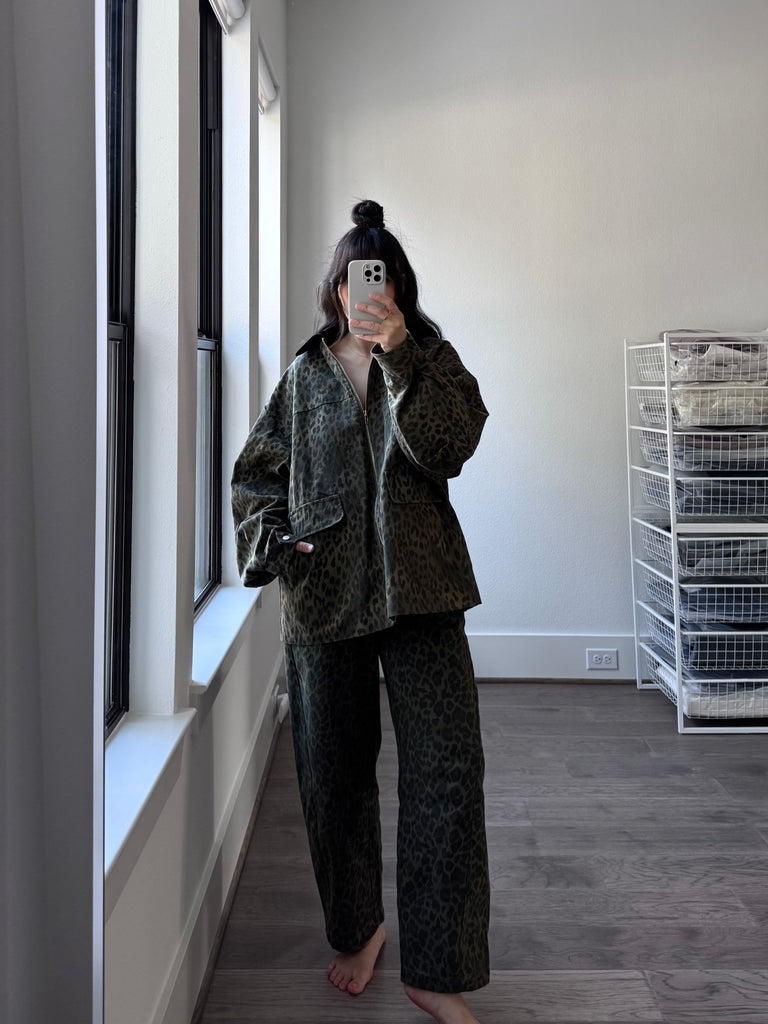 Arc Pants, Fern Leopard