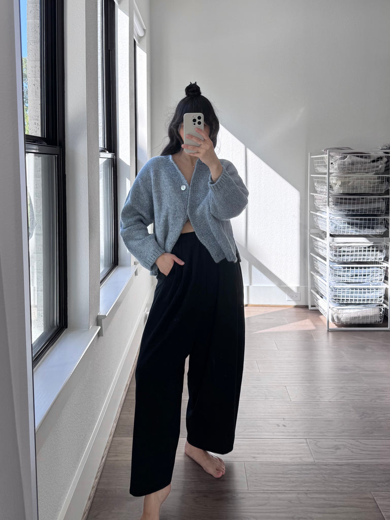 Sheba Cardigan Sweater, Powder