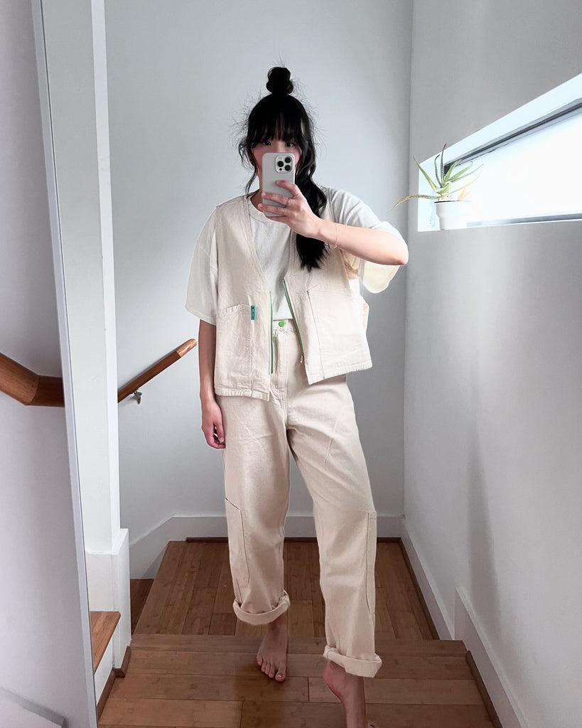 Vernon Oversized Tee, Diesel Gray