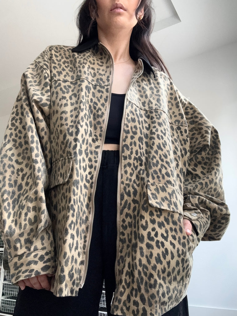 Genevieve Jacket, Leopard