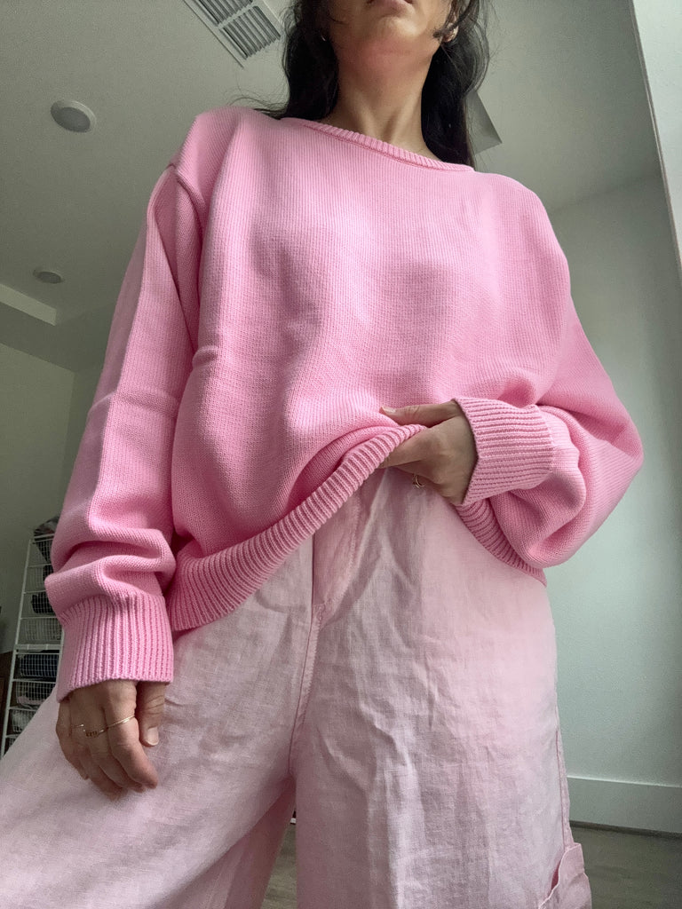 FDA Chef Pant, Bubblegum Linen