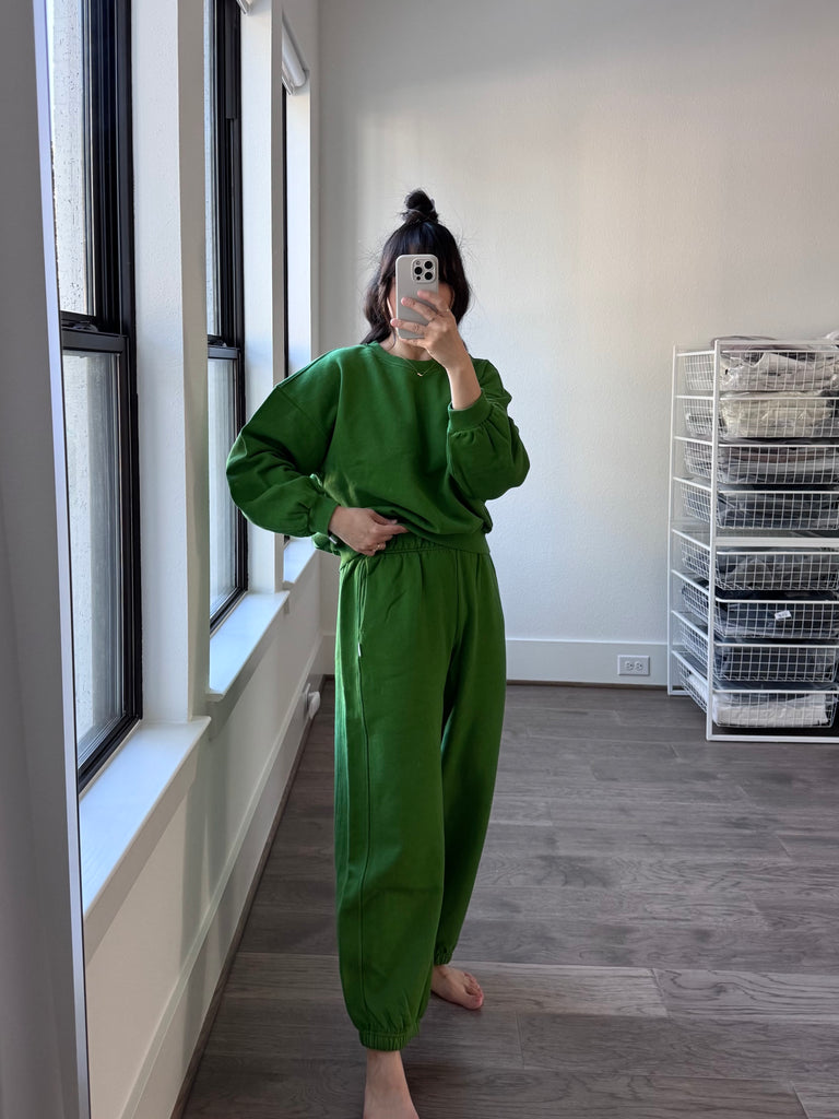 French Terry Core Sweatshirt, Avocado