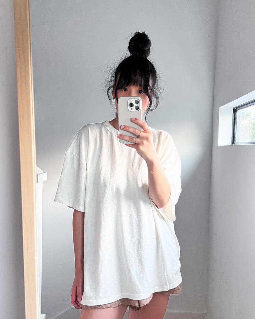 Vernon Oversized Tee, Diesel Gray