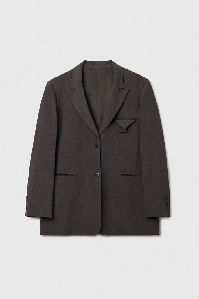 Tailored Blazer, Deep Taupe