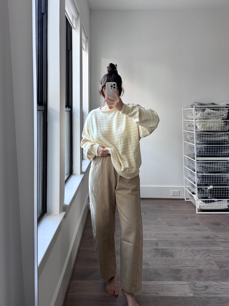 Vanilla Stripe "I Can't Believe It's Not Vintage"