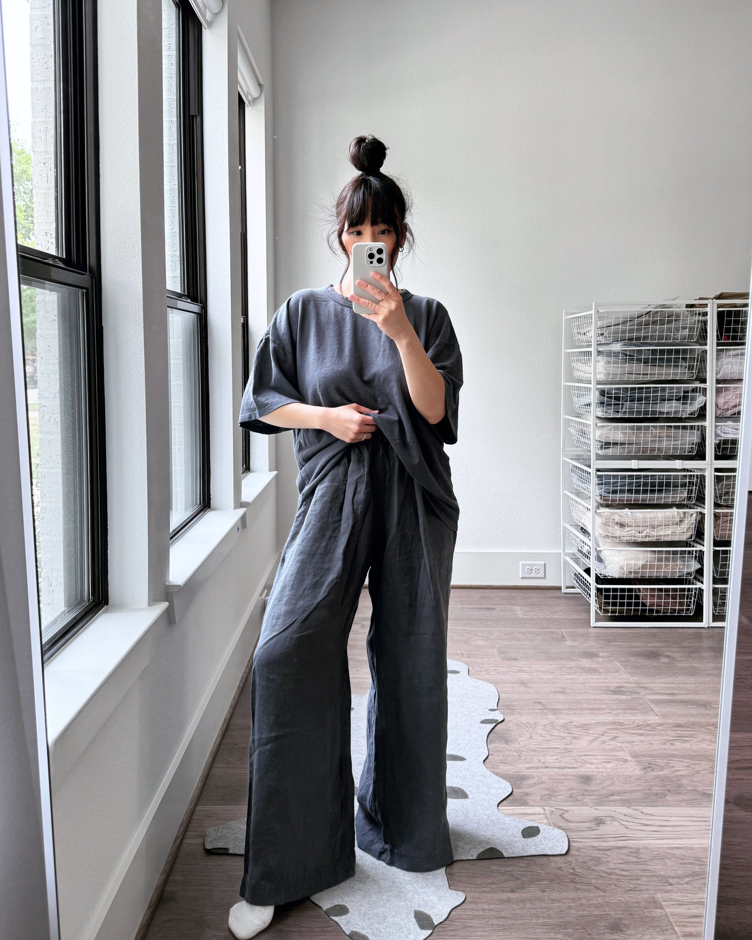 Jungmaven Vernon Oversized Tee, Diesel Gray | Sunchild®