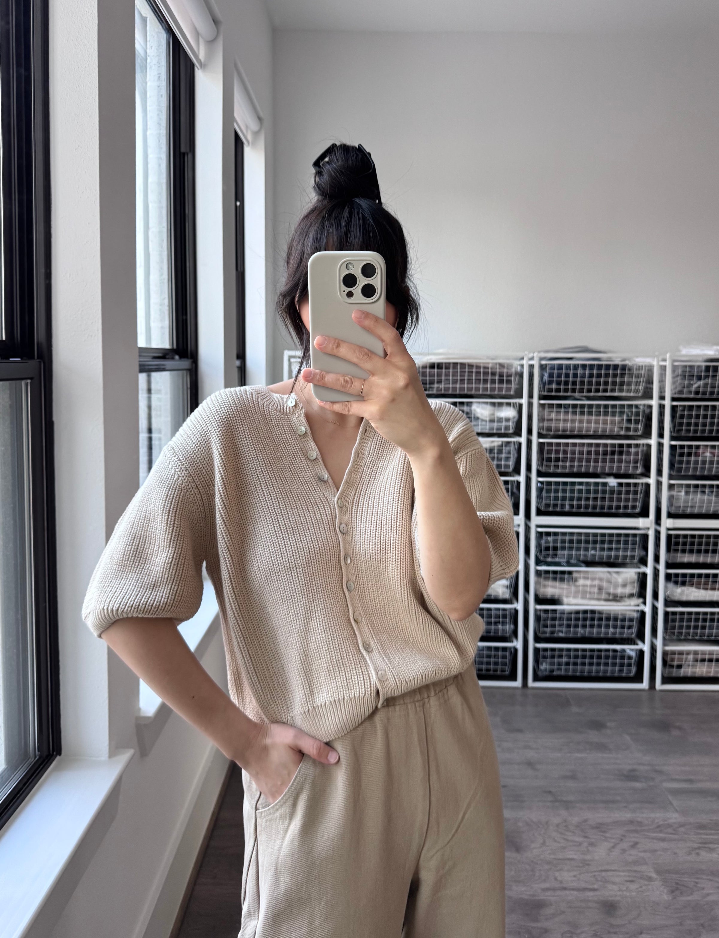 Sonderhaus - Coastal Cardigan, Sand | Sunchild®