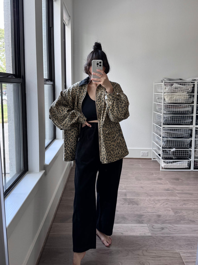 Genevieve Jacket, Leopard