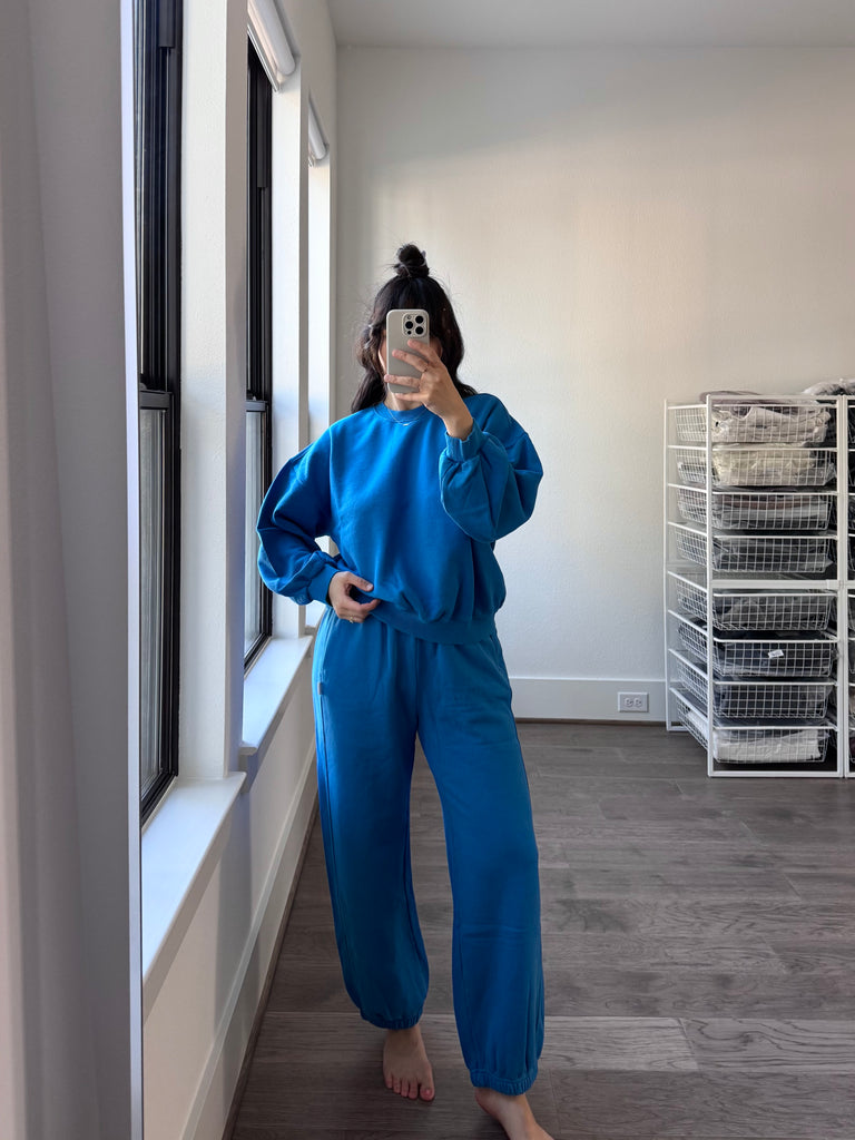 French Terry Core Sweatshirt, Lagoon