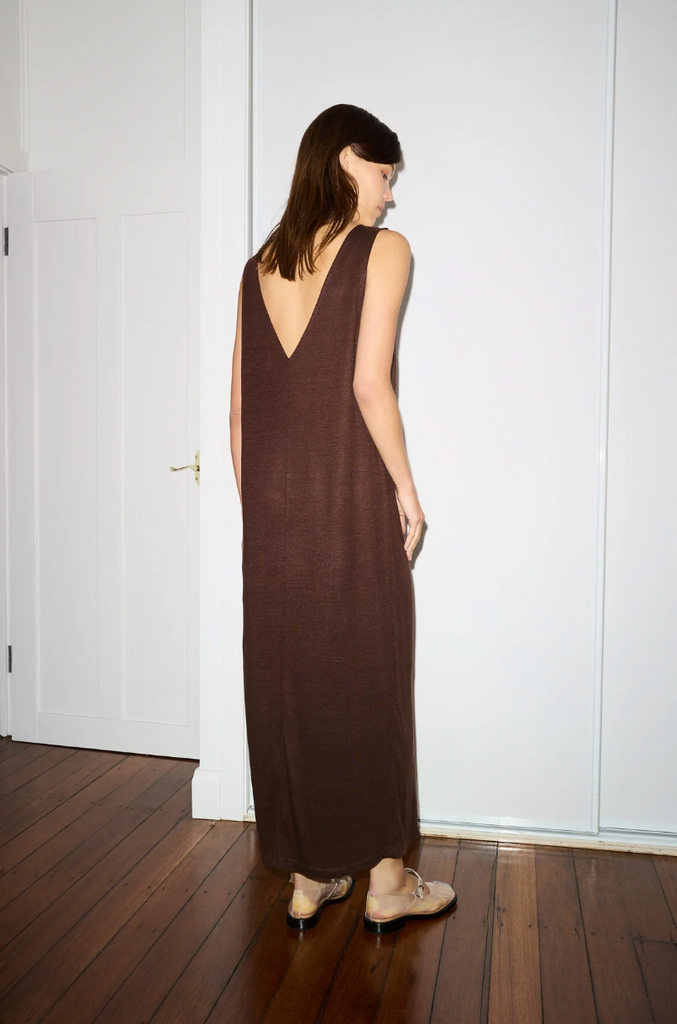 The Soft Tank Dress, Chocolate