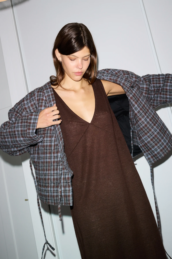 The Soft Tank Dress, Chocolate