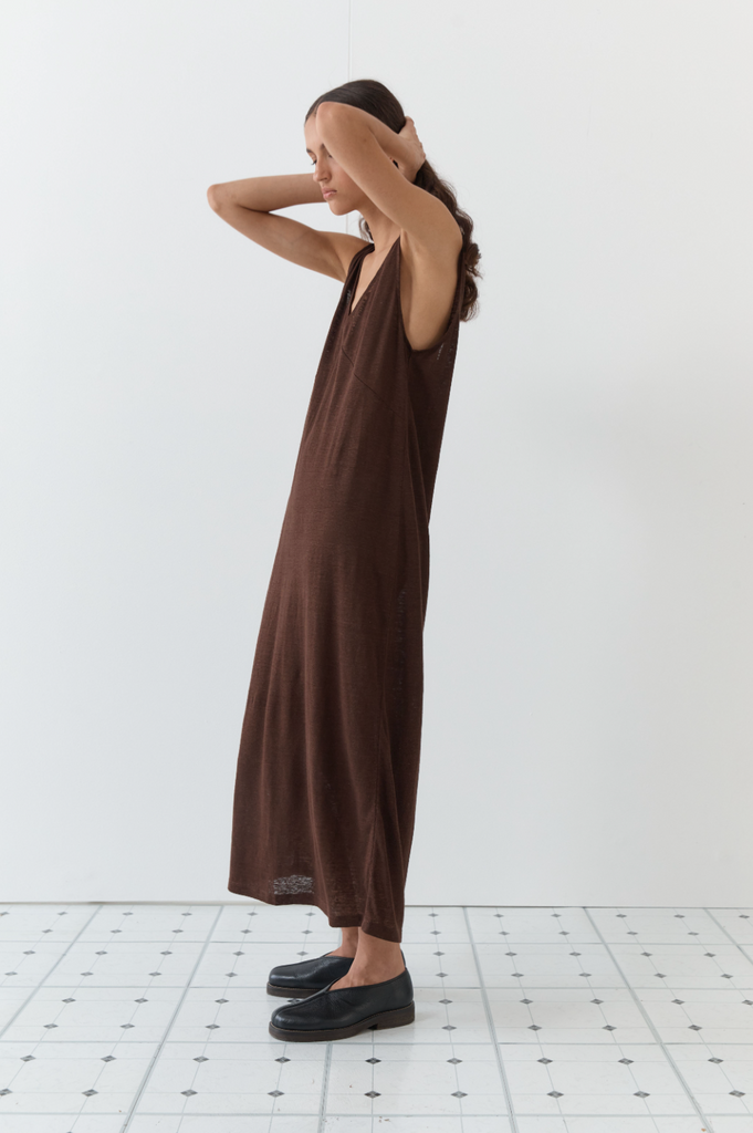 The Soft Tank Dress, Chocolate