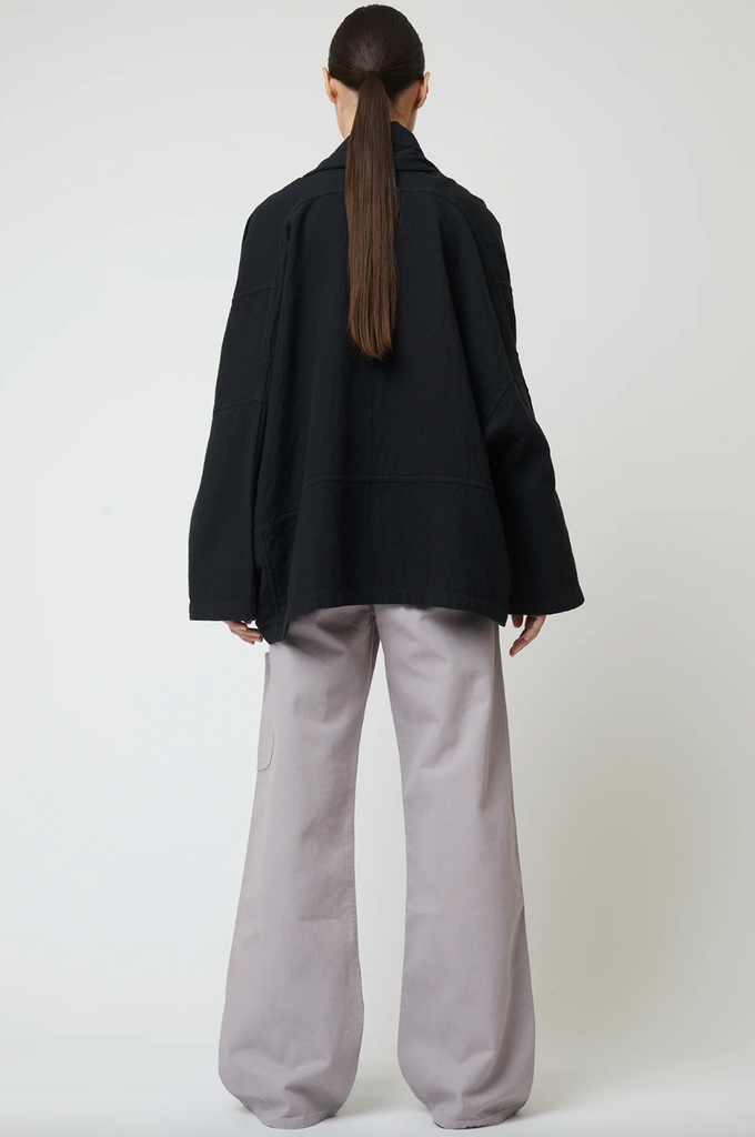 Kimono Jacket, Black, Cotton