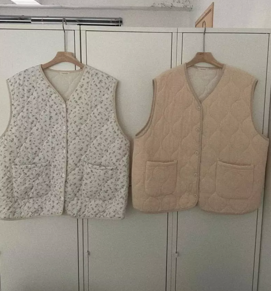 Emma Quilt Vest, Floral