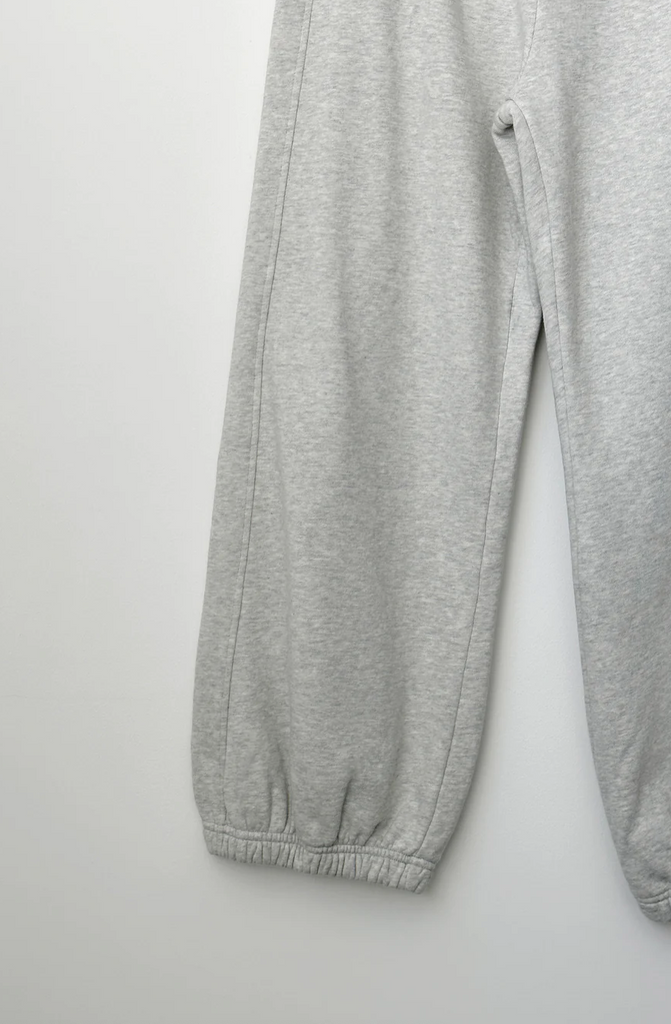 French Terry Balloon Pants, Heather Grey