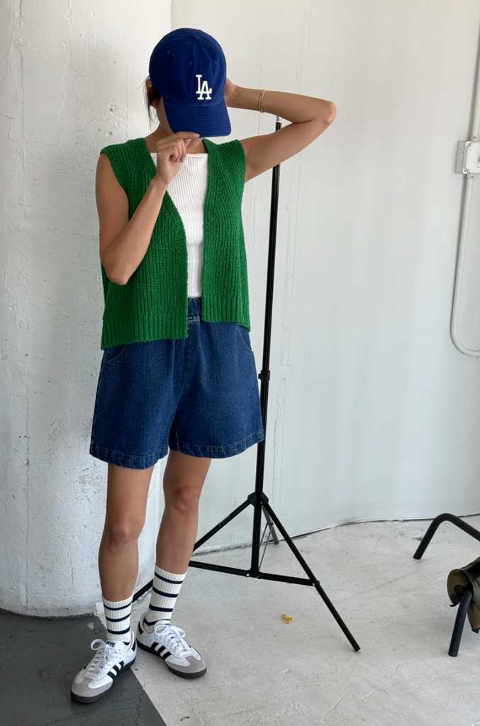 City Short, Blue Denim