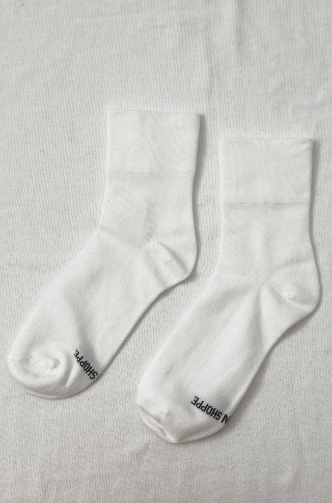 Sneaker Socks, Classic White