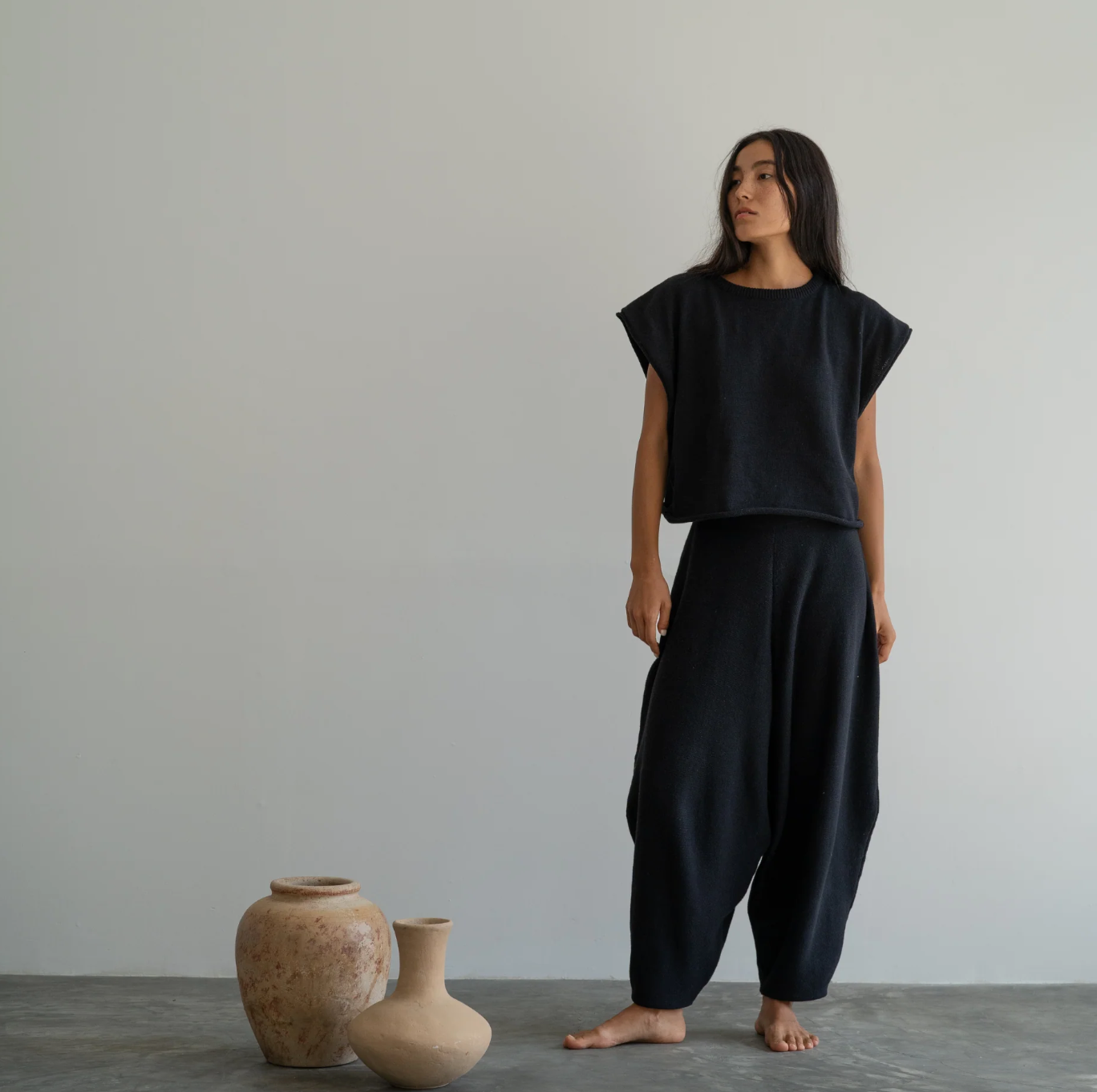 くるみ　anuke Nylon Volume Pants Navy 38 ANUKE | Nylon Volume Pants - Buyee, an Online Proxy Shopping