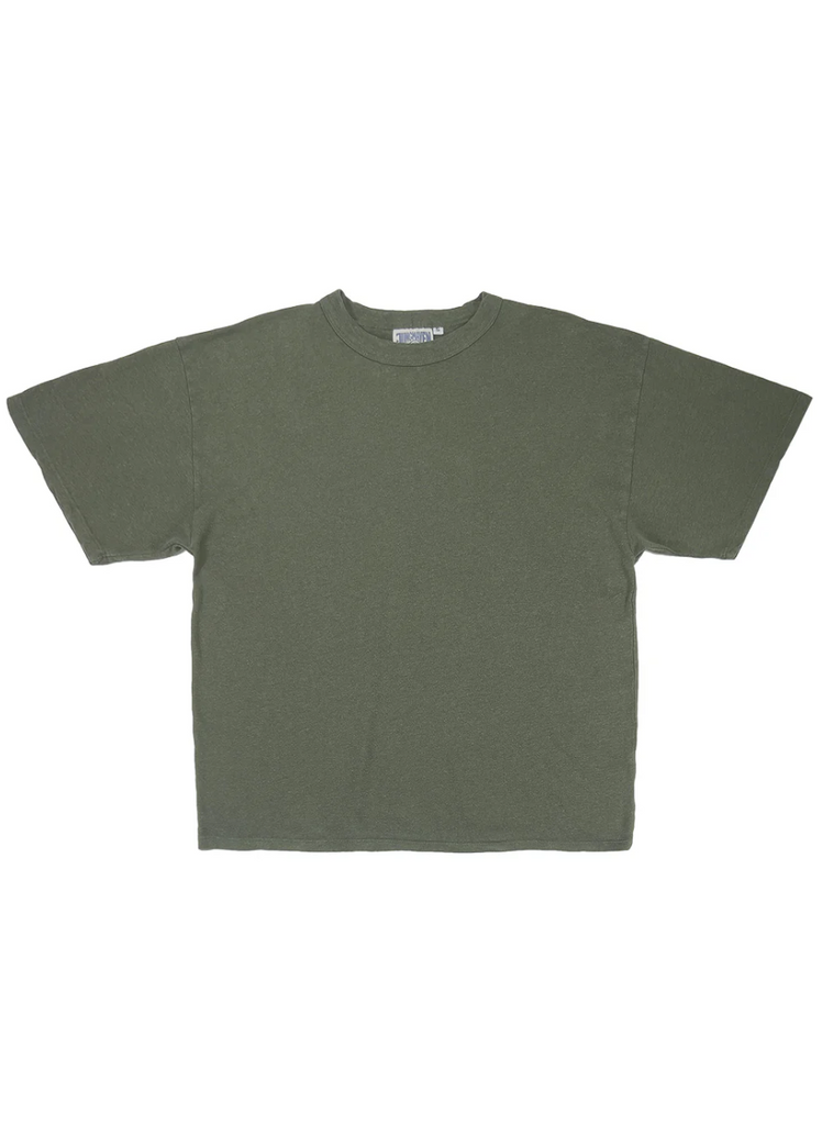 Vernon Oversized Tee, Olive Green