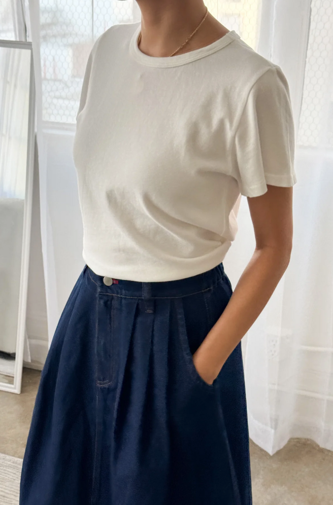 The Little Boy Tee, Vintage White
