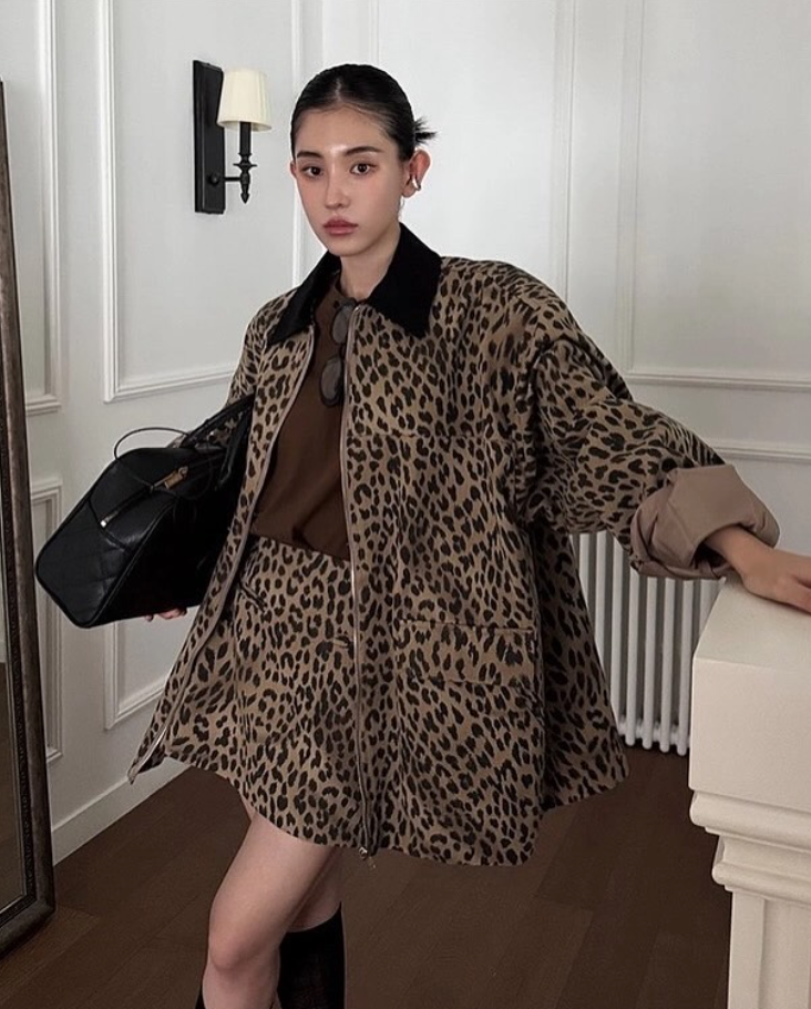 Genevieve Jacket, Leopard