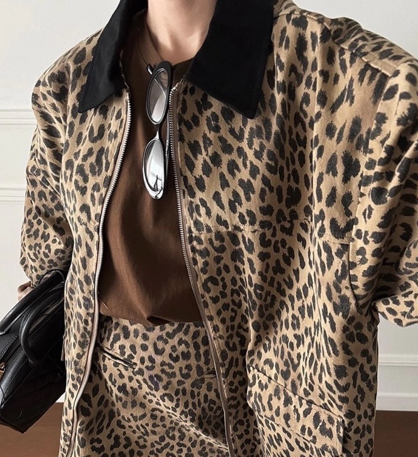 Genevieve Jacket, Leopard