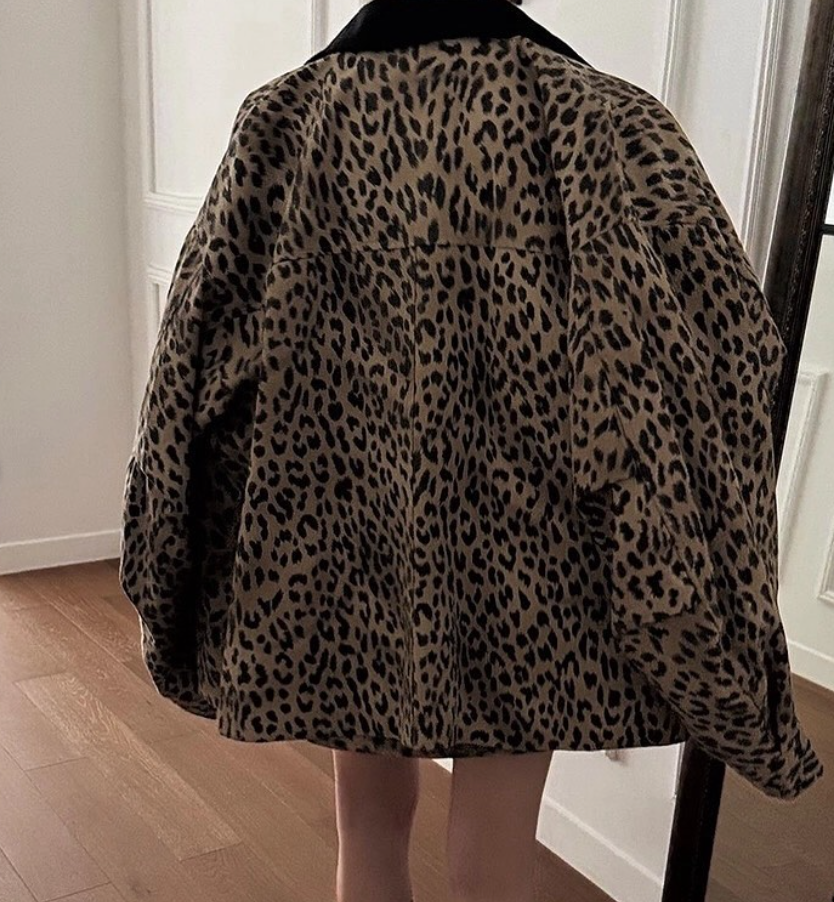 Genevieve Jacket, Leopard