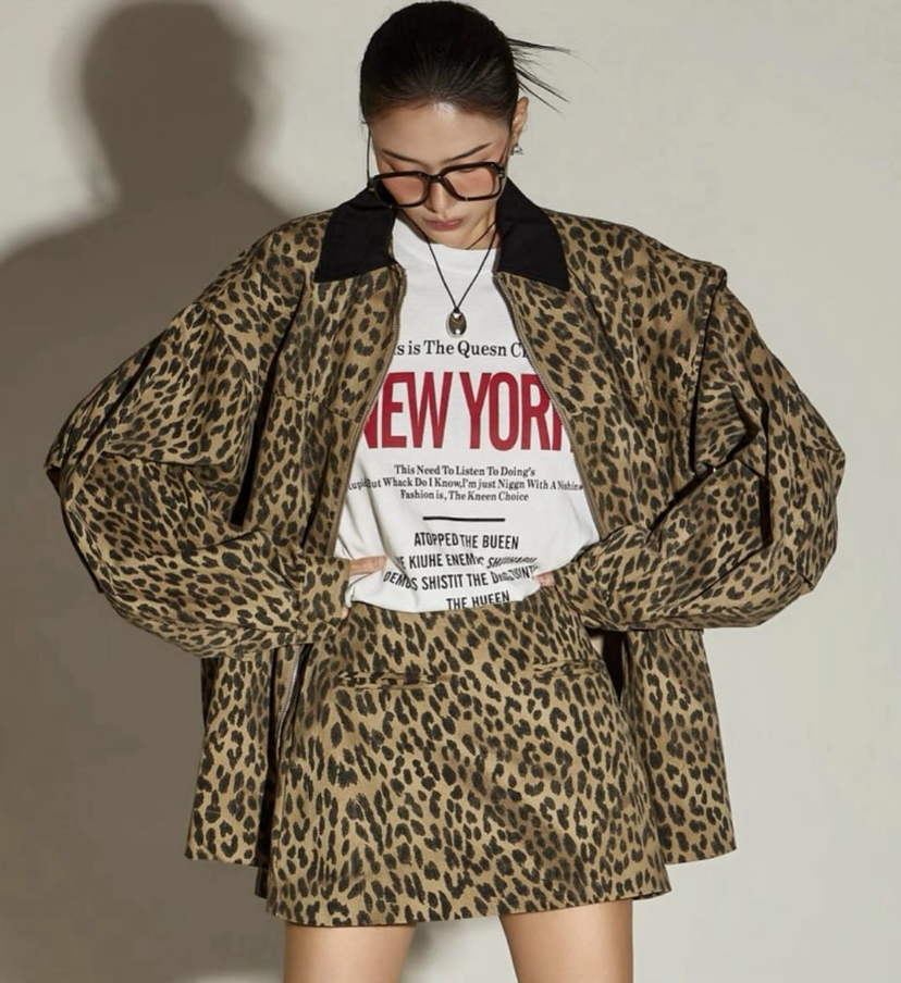 Genevieve Jacket, Leopard