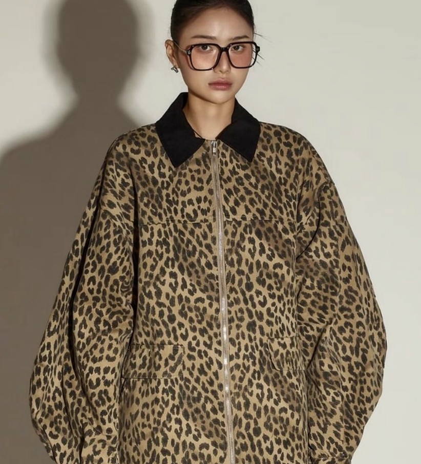 Genevieve Jacket, Leopard