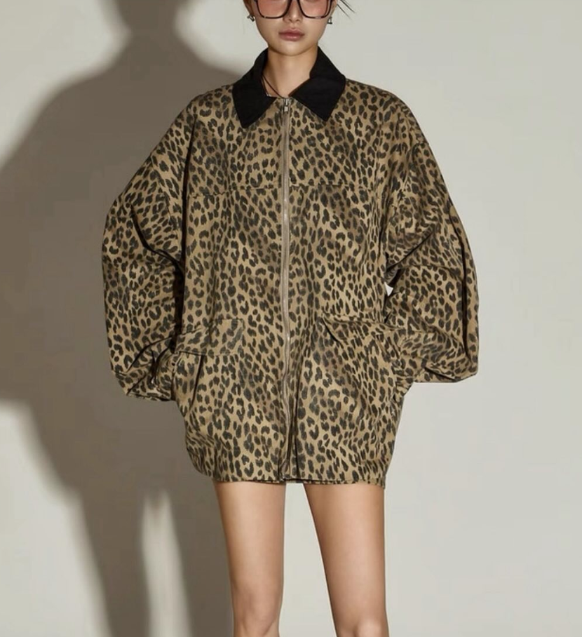 Genevieve Jacket, Leopard