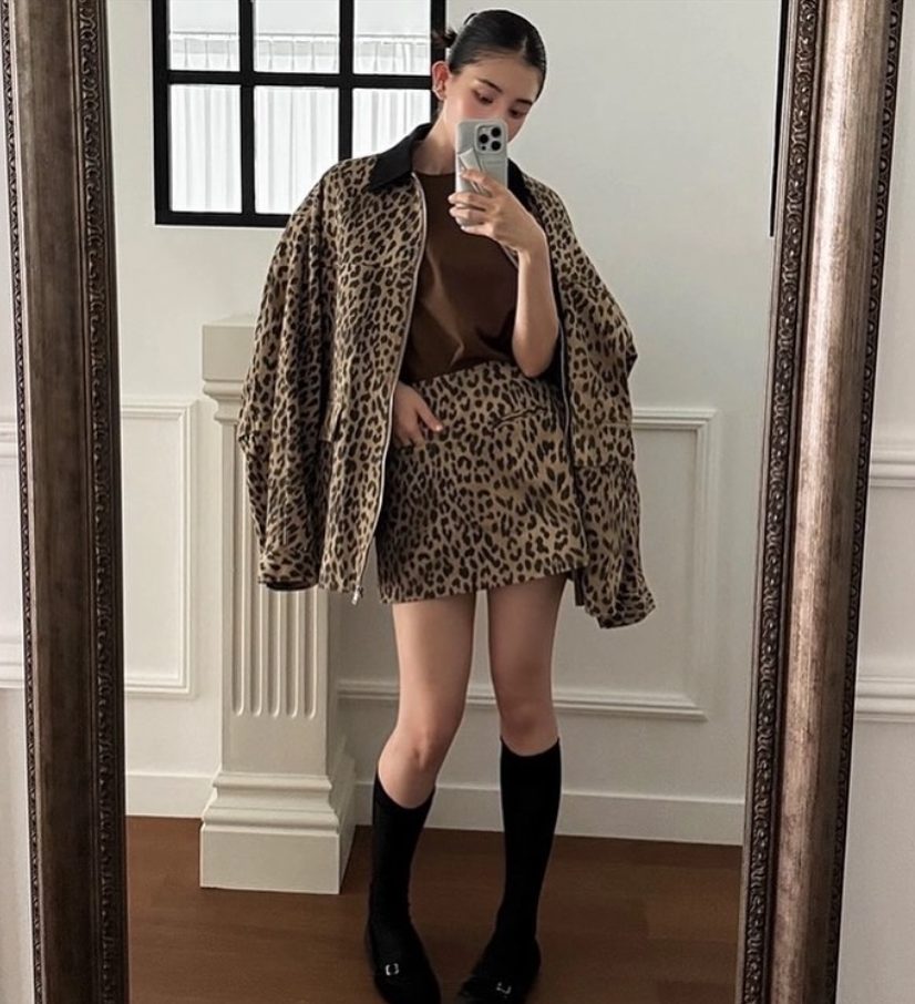 Genevieve Jacket, Leopard