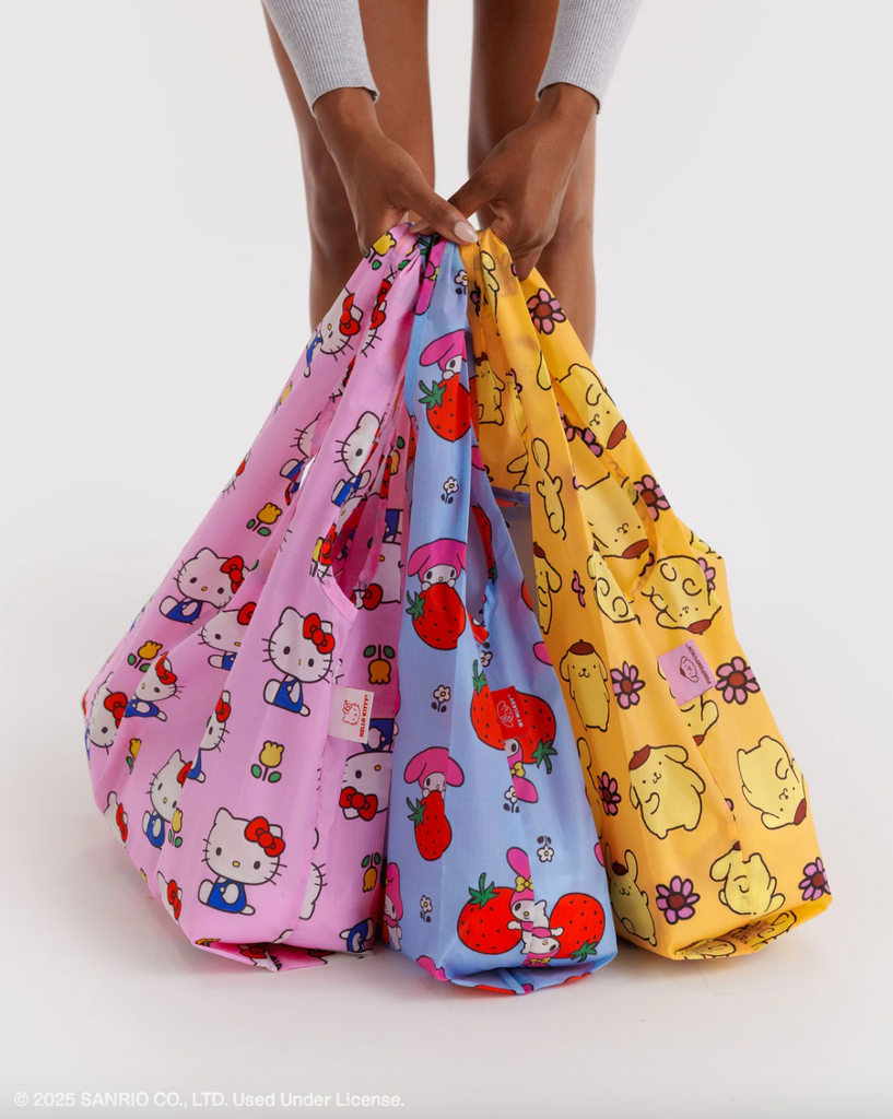 Standard Standard Baggu Set of 3, Hello Kitty and Friends Floral