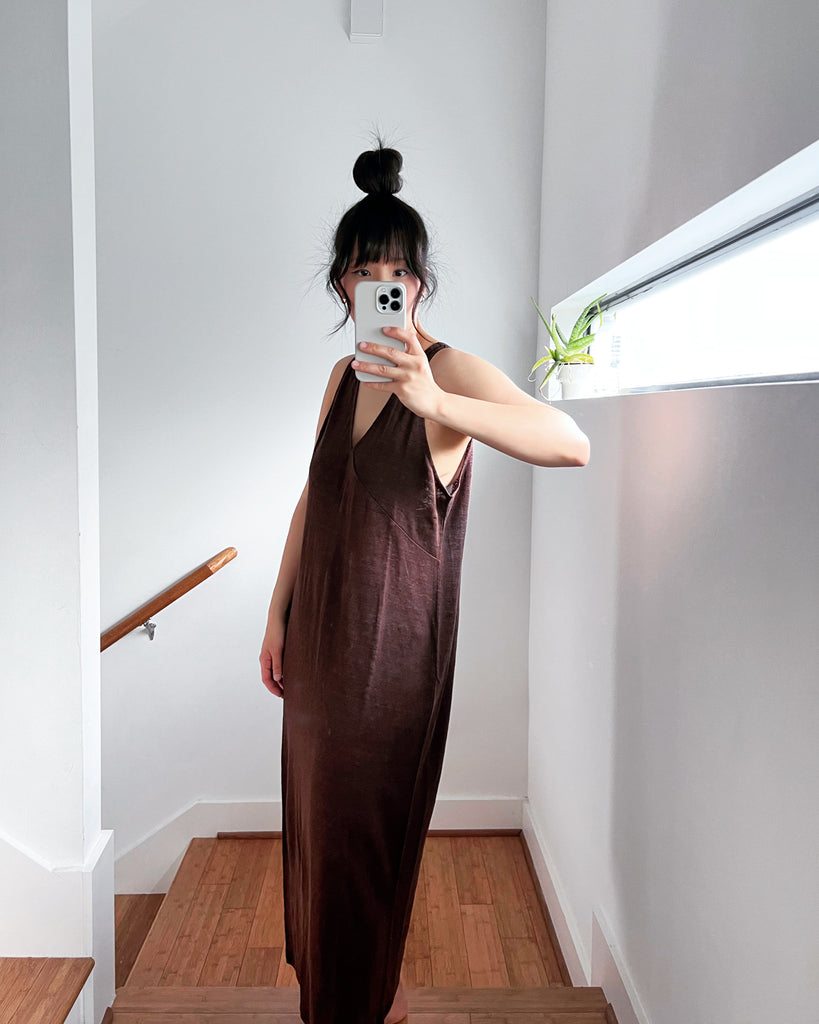 The Soft Tank Dress, Chocolate