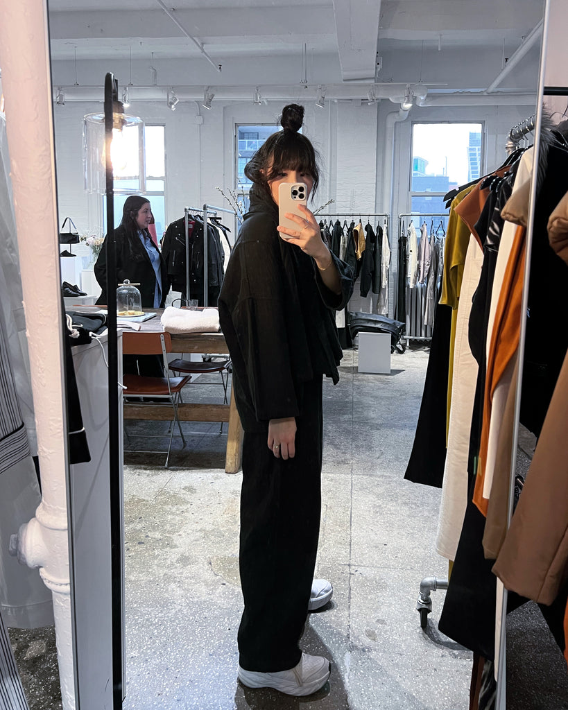 Kimono Jacket, Black, Cotton