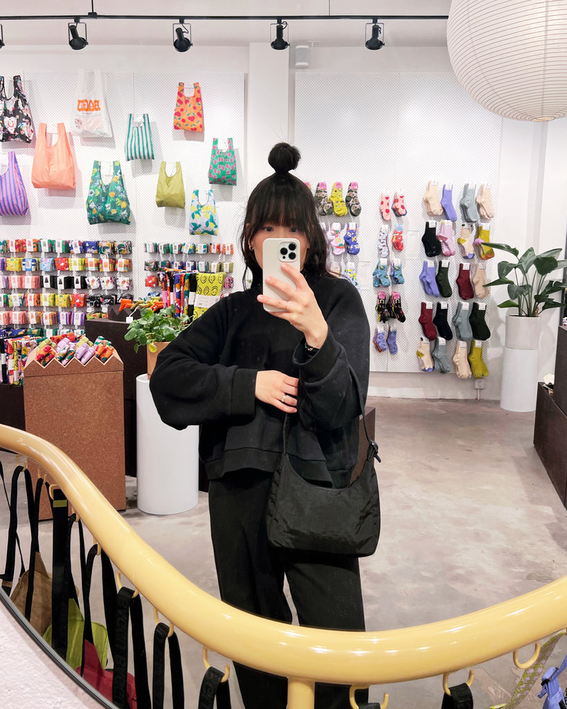 Mini nylon shoulder bag hotsell