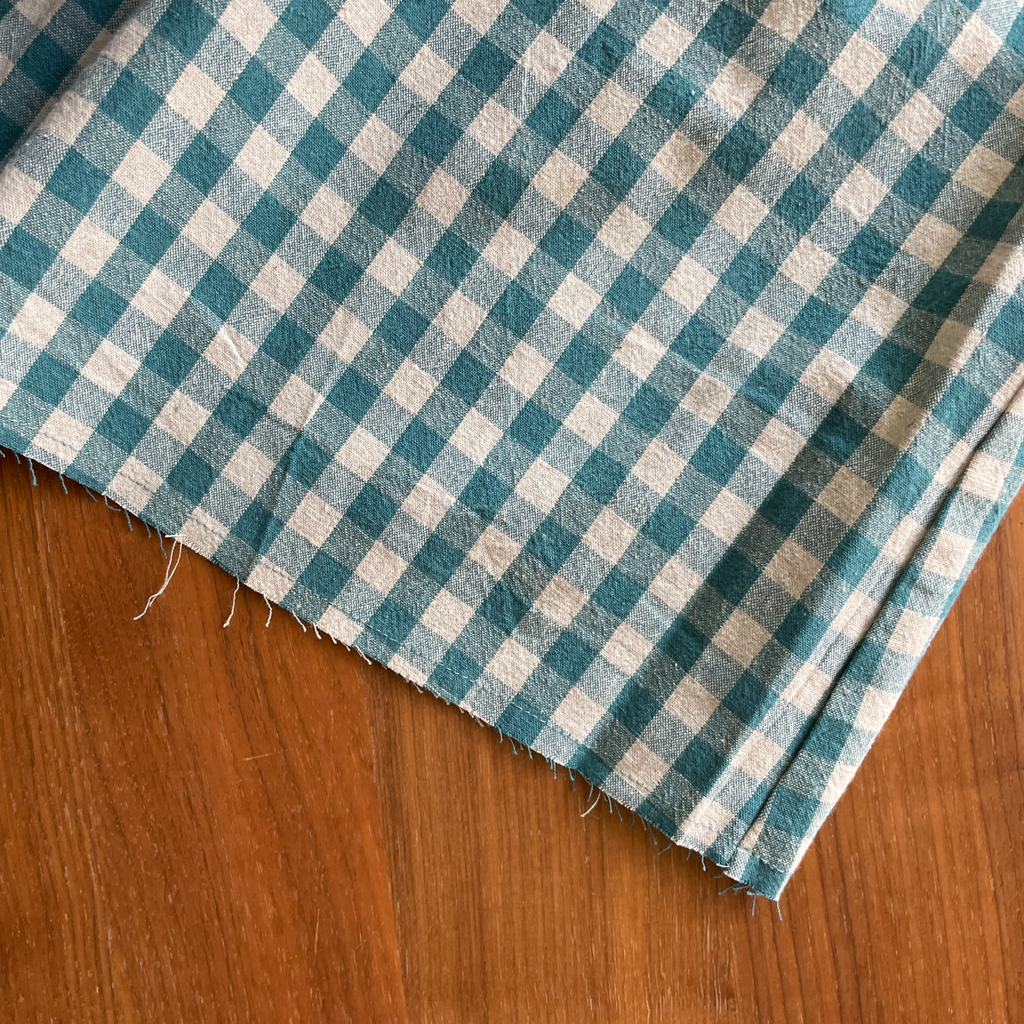 May Dress, Turquoise Gingham