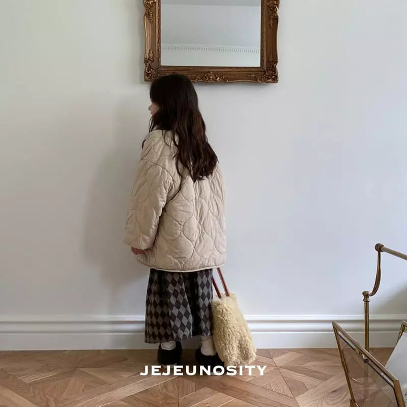 Quilted Jacket, Beige