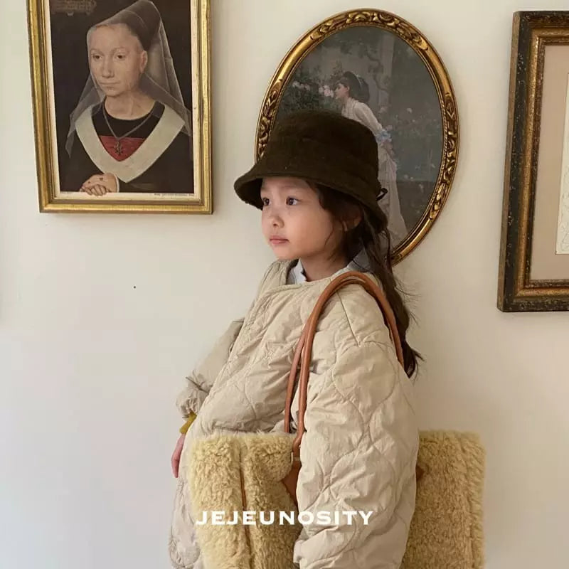 Quilted Jacket, Beige