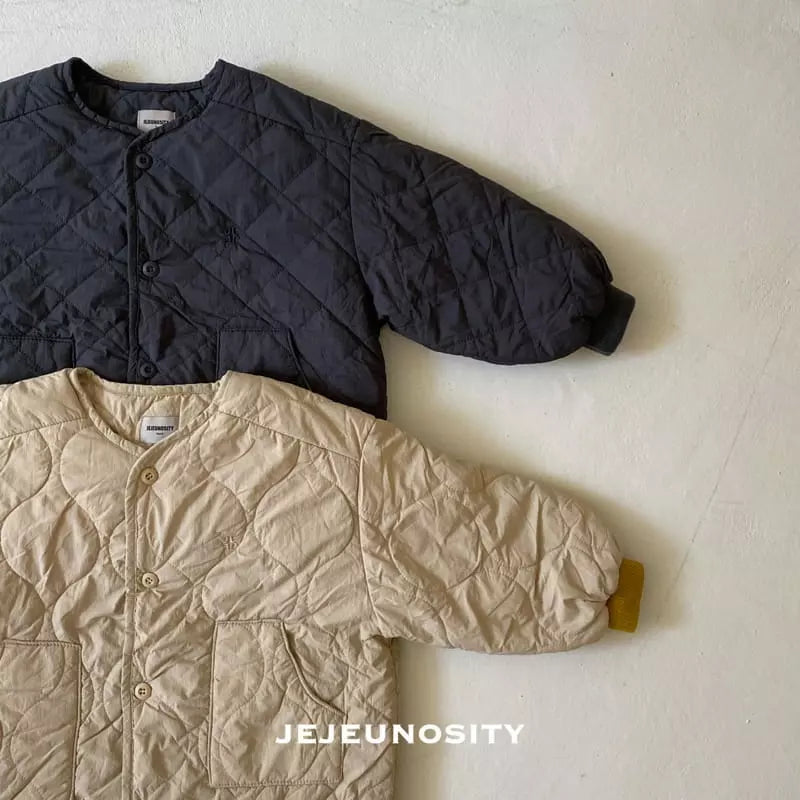 Quilted Jacket, Beige