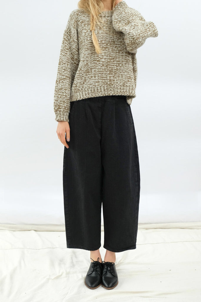 Barrel Pant, Faded Black